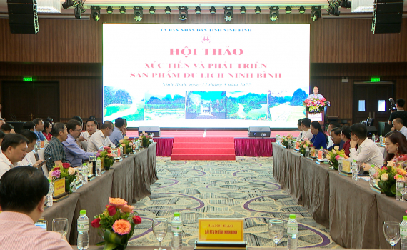 Hội thảo x&uacute;c tiến v&agrave; ph&aacute;t triển sản phẩm du lịch tỉnh Ninh B&igrave;nh năm 2022