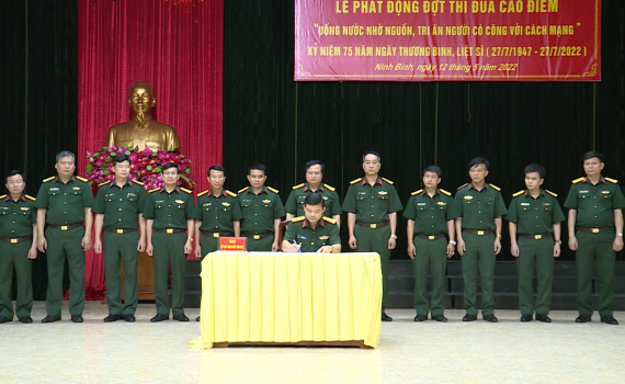 Ph&aacute;t động đợt thi đua cao điểm &ldquo;Uống nước nhớ nguồn, tri &acirc;n người c&oacute; c&ocirc;ng với c&aacute;ch mạng&rdquo;