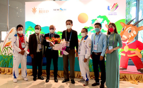 Tất cả c&aacute;c Đo&agrave;n thể thao quốc tế tham dự SEA Games 31 đ&atilde; đến Ninh B&igrave;nh