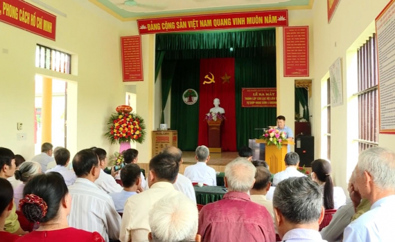 Ra mắt C&acirc;u lạc bộ li&ecirc;n thế hệ tự gi&uacute;p nhau tại x&atilde; Kh&aacute;nh Hội