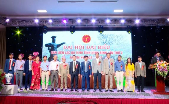 Đại hội đại biểu Ban li&ecirc;n lạc họ Đinh tỉnh Ninh B&igrave;nh lần thứ 2