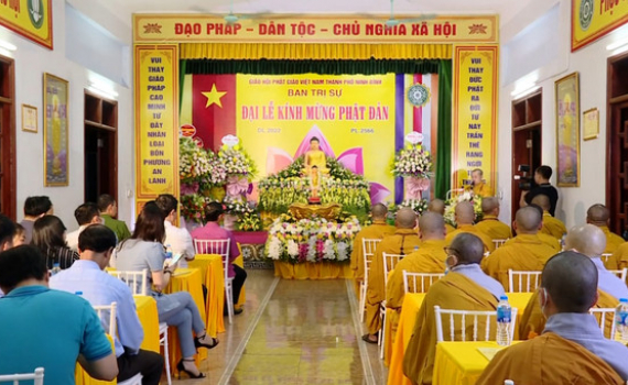 Ban Trị sự Gi&aacute;o hội Phật gi&aacute;o Việt Nam c&aacute;c huyện, th&agrave;nh phố tổ chức Đại lễ Phật đản