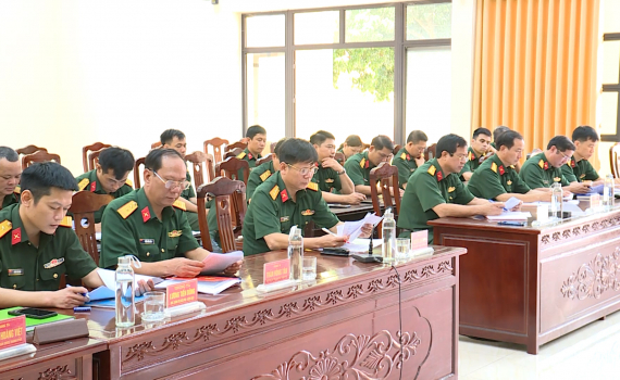 Đảng ủy Qu&acirc;n sự th&agrave;nh Phố Tam Điệp tổng kết 10 năm thực hiện Nghị quyết 623 của Qu&acirc;n ủy Trung ương 