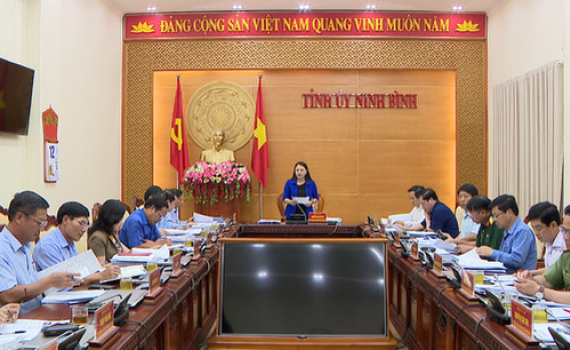 Hội nghị Ban Thường vụ Tỉnh uỷ