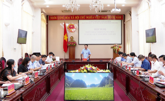 Triển khai nhiệm vụ tổ chức Tuần Du lịch Ninh B&igrave;nh năm 2022 