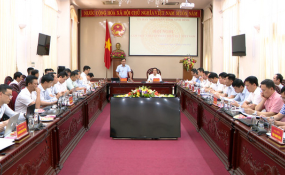 Tập đo&agrave;n Điện lực Việt Nam l&agrave;m việc với UBND tỉnh Ninh B&igrave;nh