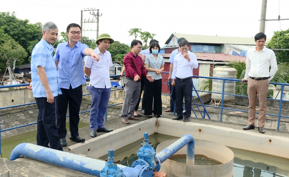 Khảo s&aacute;t việc giải quyết kiến nghị của cử tri về vấn đề nước sạch n&ocirc;ng th&ocirc;n