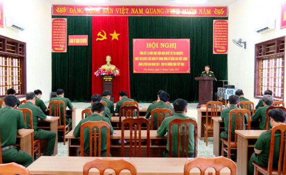 Đảng ủy Qu&acirc;n sự huyện Y&ecirc;n Kh&aacute;nh, Trung đo&agrave;n 855 tổng kết 10 năm thực hiện Nghị quyết 765