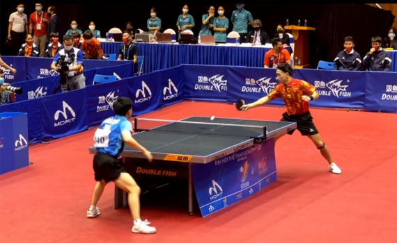B&oacute;ng b&agrave;n SEA Games 31: Việt Nam ra qu&acirc;n gi&agrave;nh chiến thắng trước Th&aacute;i Lan với tỷ số 3-0
