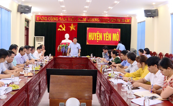 Đồng ch&iacute; Nguyễn Cao Sơn, Ph&oacute; Chủ tịch UBND tỉnh kiểm tra t&igrave;nh h&igrave;nh triển khai thi c&ocirc;ng c&aacute;c Dự &aacute;n