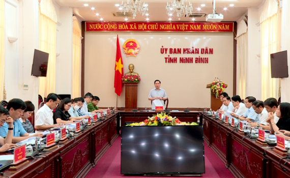 Họp Ban Chỉ đạo c&aacute;c kỳ thi năm 2022 tại Ninh B&igrave;nh