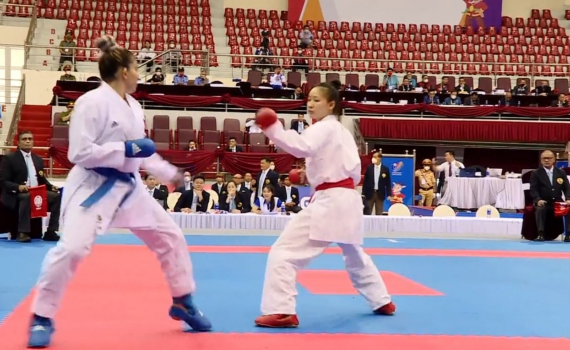 Ng&agrave;y thi đấu cuối v&agrave; bế mạc m&ocirc;n Karate của SEA Games 31 tại Ninh B&igrave;nh