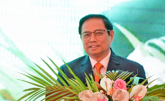 Thủ tướng Ch&iacute;nh phủ Phạm Minh Ch&iacute;nh dự Hội nghị x&uacute;c tiến đầu tư tỉnh Gia Lai 2022
