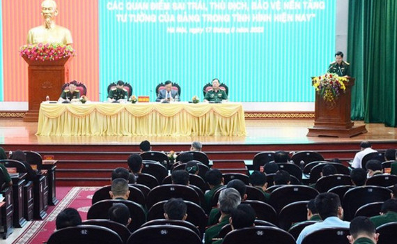 Ph&aacute;t huy vai tr&ograve; qu&acirc;n đội trong bảo vệ nền tảng tư tưởng của Đảng