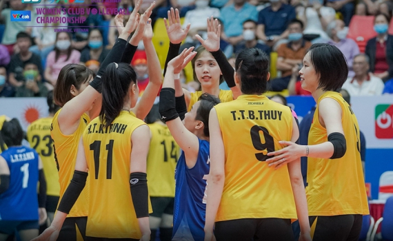 Ngược d&ograve;ng kỳ diệu, đội tuyển b&oacute;ng chuyền nữ Việt Nam v&ocirc; địch giải c&acirc;u lạc bộ ch&acirc;u &Aacute;