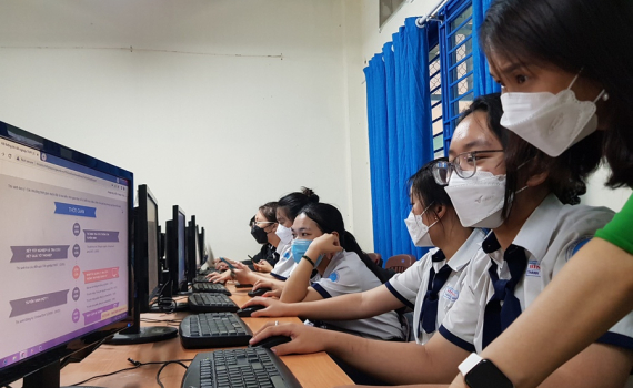Hướng dẫn c&aacute;c bước nhập Phiếu đăng k&yacute; dự thi tốt nghiệp THPT trực tuyến