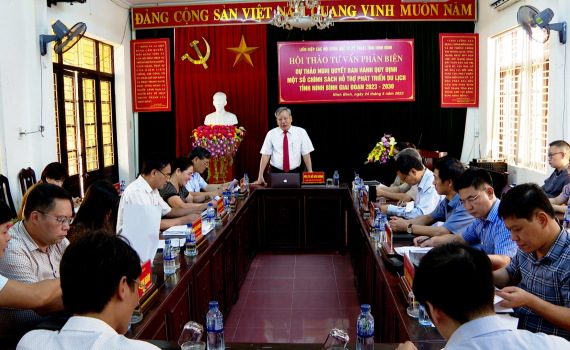 Hội thảo tư vấn phản biện một số ch&iacute;nh s&aacute;ch hỗ trợ ph&aacute;t triển du lịch