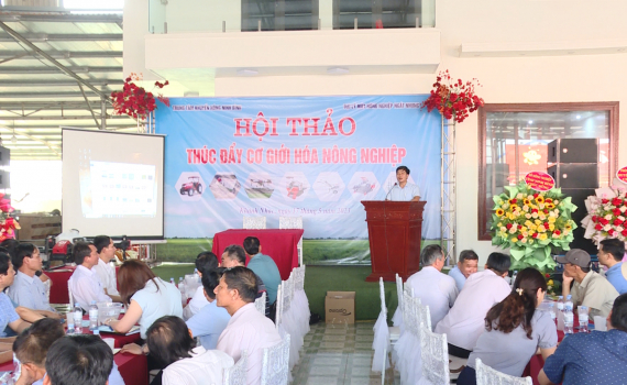 Hội thảo th&uacute;c đẩy cơ giới h&oacute;a n&ocirc;ng nghiệp