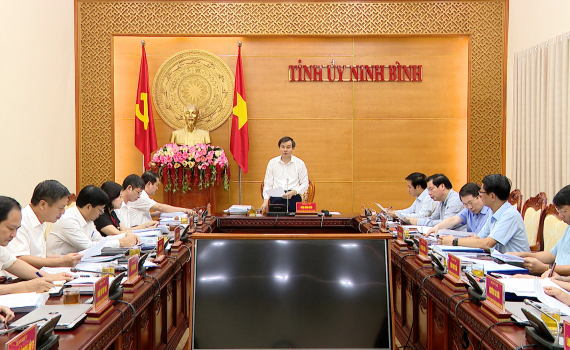 Hội nghị Ban Thường vụ Tỉnh ủy ng&agrave;y 10/5/2023