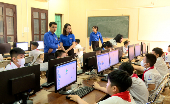 Khai mạc Hội thi Tin học trẻ tỉnh Ninh B&igrave;nh lần thứ XXVI năm 2023