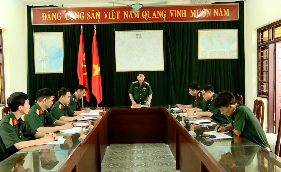 Ban Chỉ huy Qu&acirc;n sự huyện Y&ecirc;n Kh&aacute;nh: Học B&aacute;c gắn với nhiệm vụ được giao