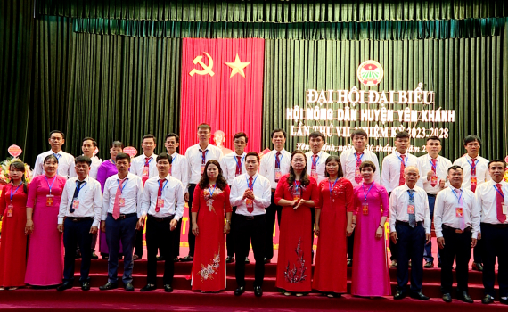 Đại hội Hội N&ocirc;ng d&acirc;n huyện Y&ecirc;n Kh&aacute;nh nhiệm kỳ 2023 - 2028