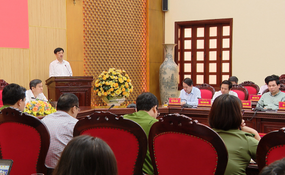 Tổ c&ocirc;ng t&aacute;c Đề &aacute;n 06 của Ch&iacute;nh phủ l&agrave;m việc tại Ninh B&igrave;nh