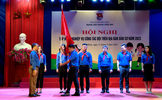 Trung t&acirc;m Thanh, thiếu nhi tỉnh tổ chức lớp tập huấn nghiệp vụ c&ocirc;ng t&aacute;c Đội năm 2023