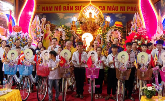 Ban trị sự Gi&aacute;o hội Phật gi&aacute;o Việt Nam huyện Y&ecirc;n Kh&aacute;nh tổ chức Đại lễ Phật đản năm 2023