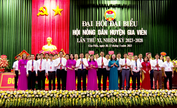 Đại hội đại biểu Hội N&ocirc;ng d&acirc;n huyện Gia Viễn lần thứ XI