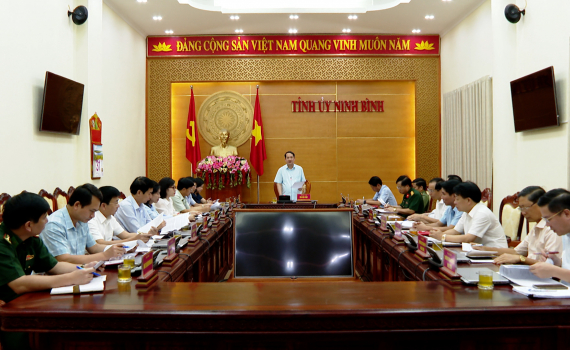 Thường trực Tỉnh ủy triển khai c&ocirc;ng t&aacute;c l&atilde;nh đạo thực hiện nhiệm vụ th&aacute;ng 6/2023