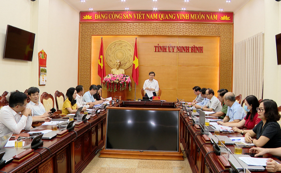 Đồng ch&iacute; B&iacute; thư Tỉnh ủy l&agrave;m việc với một số cơ quan, đơn vị