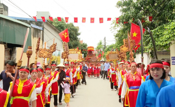 Lễ hội truyền thống l&agrave;ng Khả Lương, x&atilde; Ninh Thắng