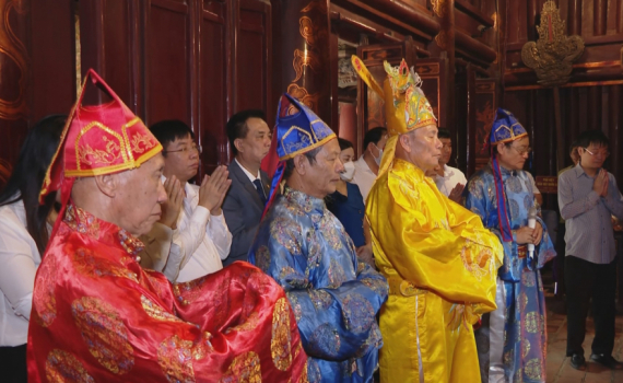 Nghi thức Lễ tạ tại Lễ hội Hoa Lư năm 2023