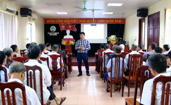 Li&ecirc;n minh HTX tỉnh tập huấn kỹ thuật nu&ocirc;i trồng thủy sản
