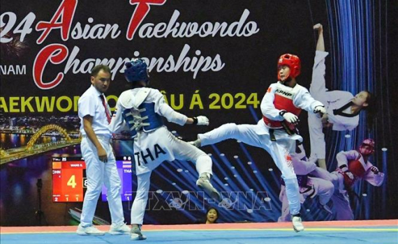 Khai mạc Giải V&ocirc; địch Taekwondo ch&acirc;u &Aacute; năm 2024