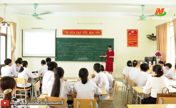 Học sinh Ninh B&igrave;nh tập trung &ocirc;n thi v&agrave;o lớp 10
