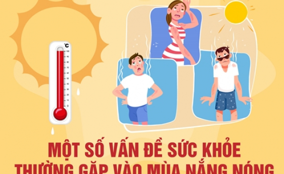 M&ugrave;a nắng n&oacute;ng v&agrave; những vấn đề sức khỏe thường gặp