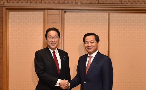 Ph&oacute; Thủ tướng L&ecirc; Minh Kh&aacute;i tiếp c&aacute;c đối t&aacute;c Nhật Bản, th&uacute;c đẩy đầu tư v&agrave; thương mại giữa hai nước