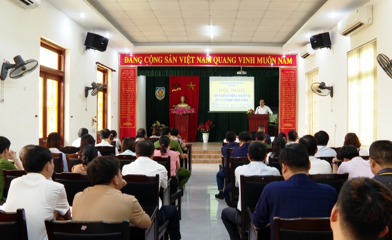 Sở Tư ph&aacute;p tập huấn nghiệp vụ xử l&yacute; vi phạm h&agrave;nh ch&iacute;nh