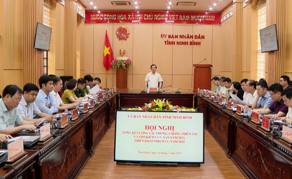 Hội nghị triển khai nhiệm vụ c&ocirc;ng t&aacute;c PCTT&TKCN năm 2024