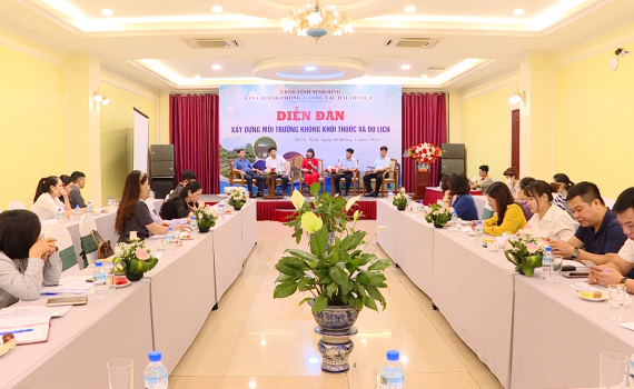 Diễn đ&agrave;n về m&ocirc;i trường kh&ocirc;ng kh&oacute;i thuốc v&agrave; du lịch