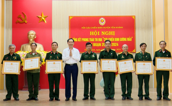 Hội CCB huyện Y&ecirc;n Kh&aacute;nh tổng kết phong tr&agrave;o thi đua &ldquo;CCB gương mẫu&rdquo;