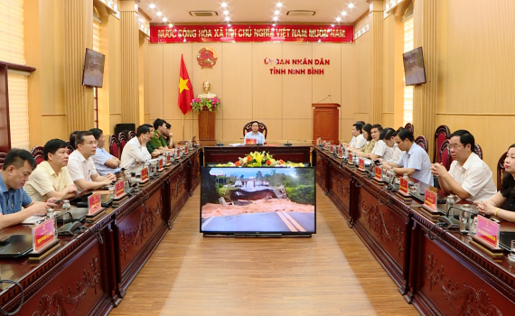 Hội nghị trực tuyến to&agrave;n quốc về c&ocirc;ng t&aacute;c ph&ograve;ng chống thi&ecirc;n tai v&agrave; t&igrave;m kiếm cứu nạn năm 2024