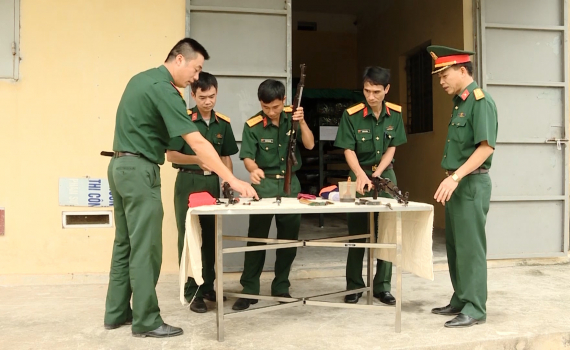 Ban CHQS huyện Kim Sơn: L&agrave;m theo lời B&aacute;c gắn với nhiệm vụ được giao