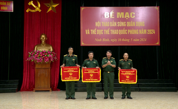 Bế mạc Hội thao bắn s&uacute;ng qu&acirc;n dụng v&agrave; Thể dục thể thao Quốc ph&ograve;ng