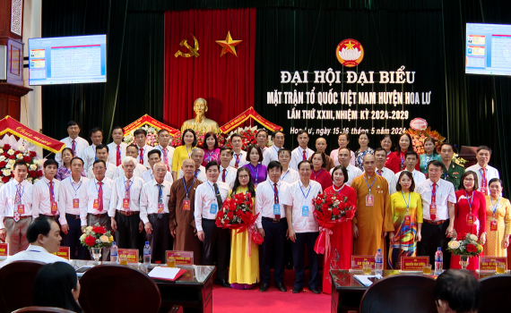 Đại hội đại biểu MTTQ Việt Nam huyện Hoa Lư nhiệm kỳ 2024 - 2029