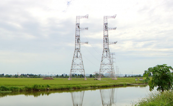 Đẩy nhanh tiến độ thi c&ocirc;ng Dự &aacute;n đường d&acirc;y 500kv mạch 3 tại Ninh B&igrave;nh