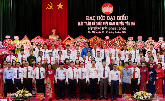 Đại hội đại biểu Mặt trận Tổ quốc Việt Nam huyện Y&ecirc;n M&ocirc; nhiệm kỳ 2024 - 2029