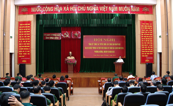 Ninh B&igrave;nh triển khai c&ocirc;ng t&aacute;c tuyển chọn, gọi c&ocirc;ng d&acirc;n nhập ngũ năm 2025